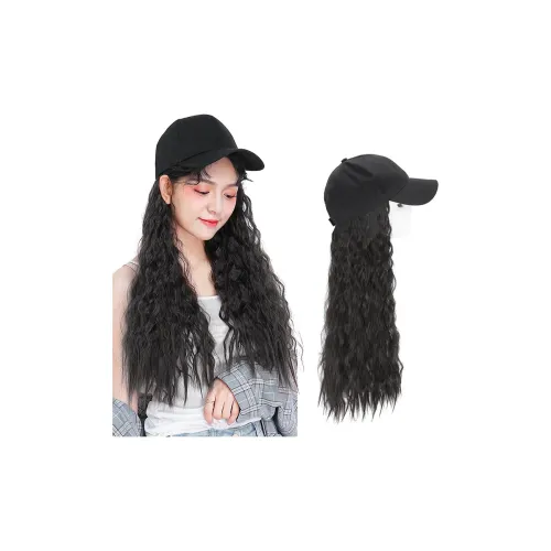 YOSEE Бейсболка Шерстяной завиток Wig Городской Шик Стиль Натуральный Бесшовный Шапки Кепки Wig Женские M003