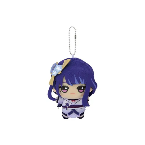 BANPRESTO Райден Сегун Genshin Impact Кукла Плюшевая Брелок 11 см Рекомендуемая Высота