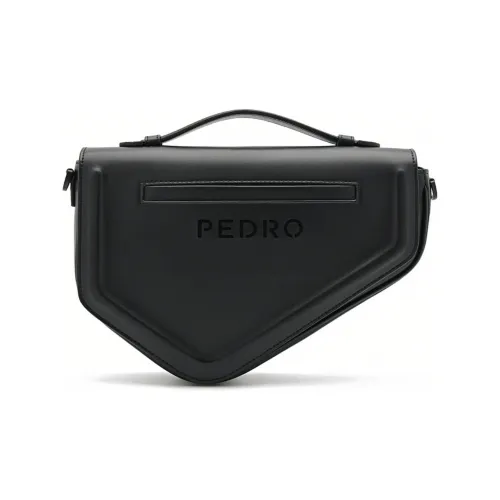 PEDRO Сумка из искусственной кожи одно плечо средний размер мужская черный темно-синий светлый тауп