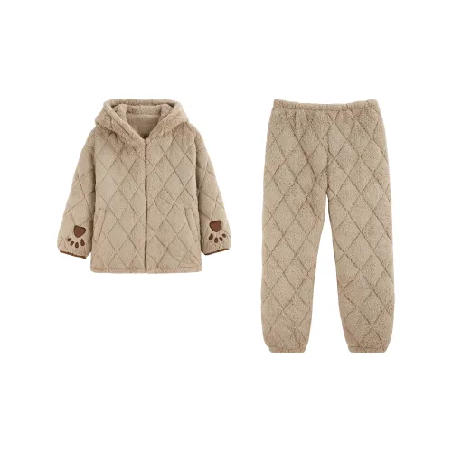 XUANZHITING Абрикос Женские Пижамные Комплекты