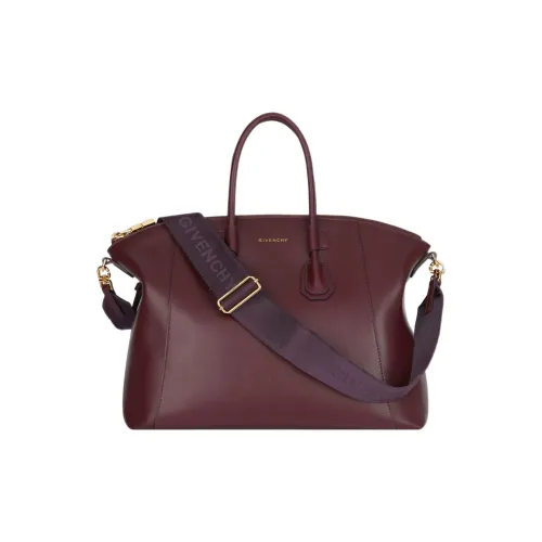 GIVENCHY Antigona Телячья кожа Сумка через плечо Сумка Маленькая Женская Бордовая