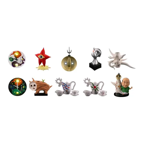 Ocean Church Capsule Q Museum Таро Okamoto Художественная коллекция Works Feast OF Light Счастливый Draw Полный комплект из 10 шт