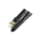 Золотая пряжка, черная кожа