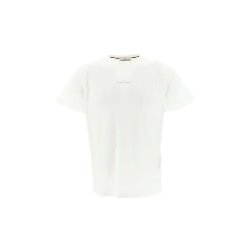 STONE ISLAND Рубашка Мужская Белая