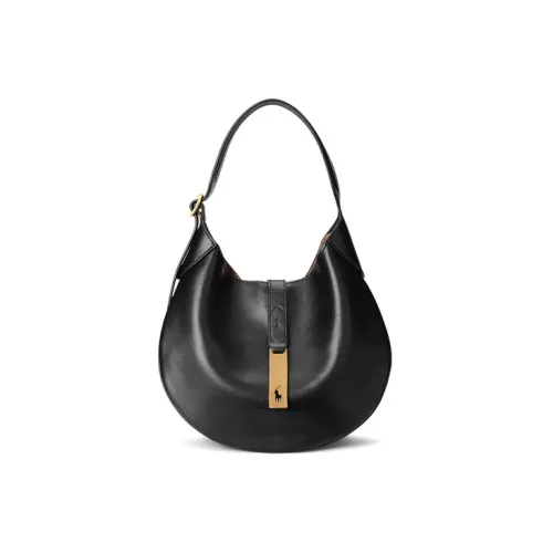 Polo Ralph Lauren Polo ID Телячья кожа Сумка через плечо Женская Черная