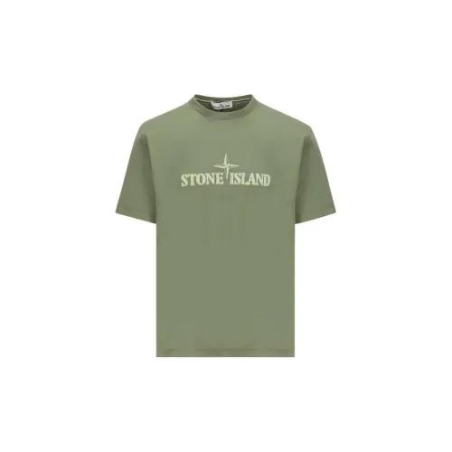 Stone Island Зеленая Мужская T-Рубашка