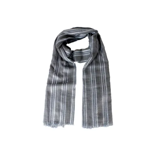 Brunello Cucinelli Кашемир Вязаные шарфы Серый Женские