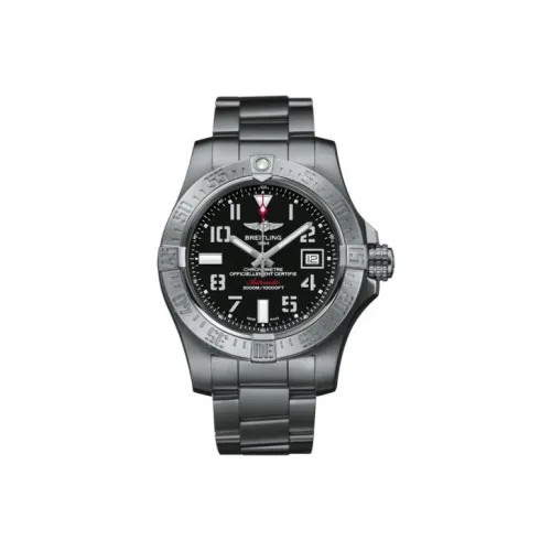 BREITLING Автоматический Механический Часы Мужские Avenger 45 мм Черные