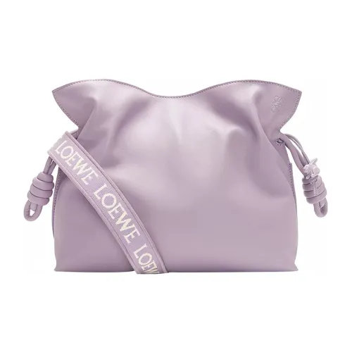 LOEWE Nappa Коровья кожа Одно плечо Через плечо Клатч Стандартный Женский Светлый Баклажаново-фиолетовый Глазурь