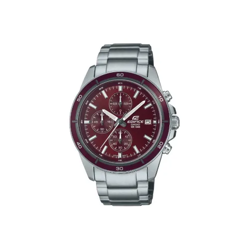 CASIO Кварцевый механизм нержавеющая сталь ремешок мужские часы красный циферблат часов