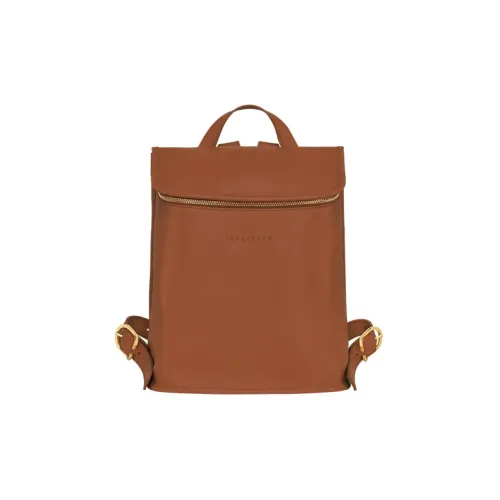 LONGCHAMP Le Foulonné Коровья кожа Рюкзак Стандартный Женский Коричневый
