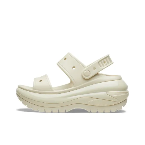 Crocs Спортивные сандалии женские цвет белый материал пена