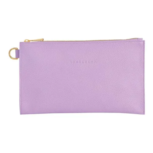 LONGCHAMP Le Foulonné Коровья кожа Клатч Женские Фиолетовый