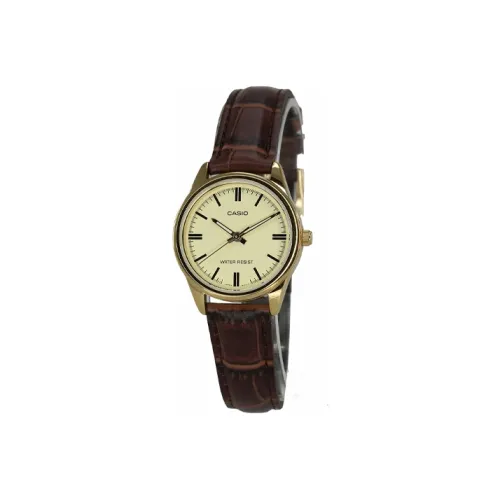 CASIO Standard Series Кварцевый механизм Часы Женские Часы Кофейный Циферблат
