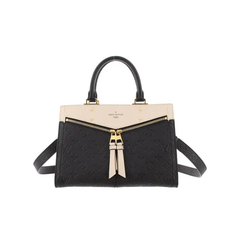 LOUIS VUITTON Sully EMPREINTE Мягкий С рельефом Тисненый Коровья кожа Сумка Женские Черный