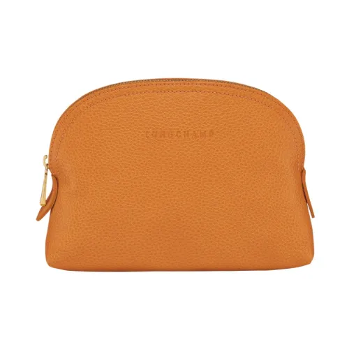 LONGCHAMP Le Foulonné Коровья кожа Клатч Маленький Женский Апельсин