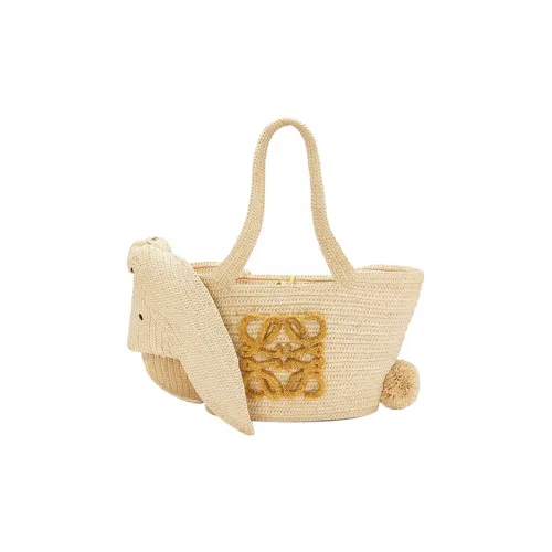 LOEWE Рафия Волокно Коровья Кожа Сумка Маленькая Женская Оригинальная