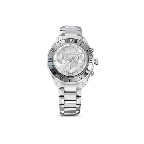 Swarovski Watch Кварцевый механизм Нержавеющая сталь Ремешок Белый циферблат Унисекс
