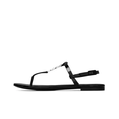 SAINT LAURENT One Ремень Сандалии Женские Черные