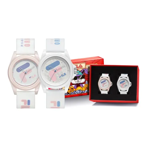 FILA 6113 Collection Наручные часы Кварцевый механизм Белый циферблат Унисекс Год кролика Красный And Фиолетовый Совпадающие часы