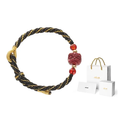 AKAK Ткань Браслеты Цвет киновари Лев BRACELET Унисекс