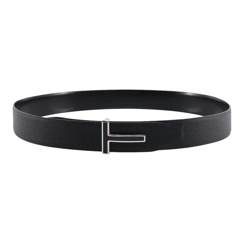 TF Индивидуальный Minimalist Style Fashion плавная застежка ремень мужской черный