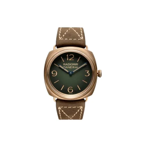 PANERAI Ручной механизм Мужские часы RADIOMIR Коллекция 47 мм Зеленый