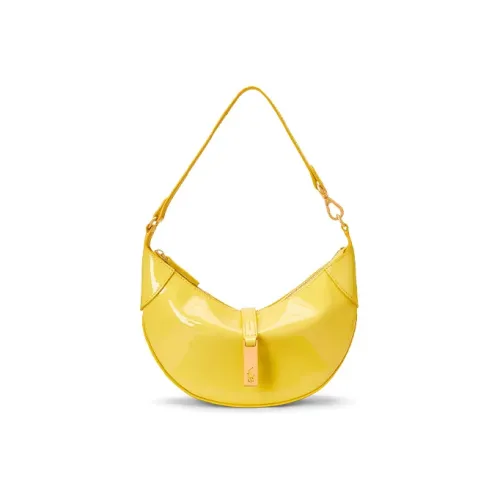 Polo Ralph Lauren Polo ID Лакированная кожа Сумка через плечо Женская Желтая
