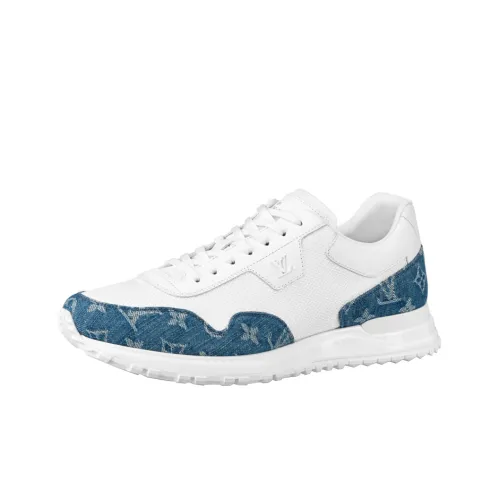 LOUIS VUITTON Run Away Low Топ Стильный Скейтбординг Мужской Белый Синий