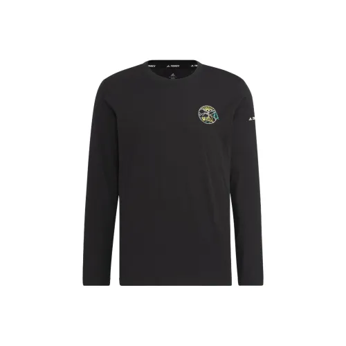 Adidas Черная Унисекс Футболка