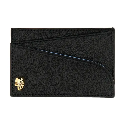 Alexander McQueen Телячья кожа Держатель для карт Женские Черный