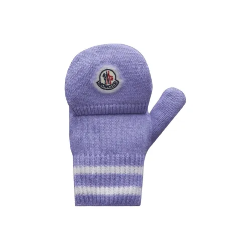 Moncler Шерсть/Кашемир Вязаные перчатки Фиолетовый Kids