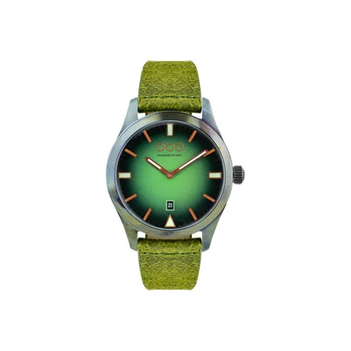 OUT OF ORDER 143 Collection Наручные часы Кварцевый механизм 40 мм Зеленый циферблат Мужские часы OOO.001 17.VE