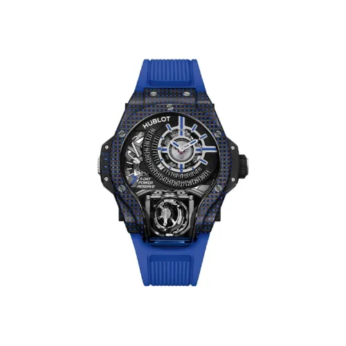 HUBLOT Ручной механизм Мужские часы 49 мм Синий циферблат