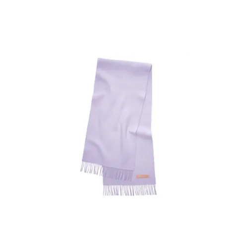 ACNE STUDIOS Шарфы из шерсти Wool Knit, фиолетовый, унисекс