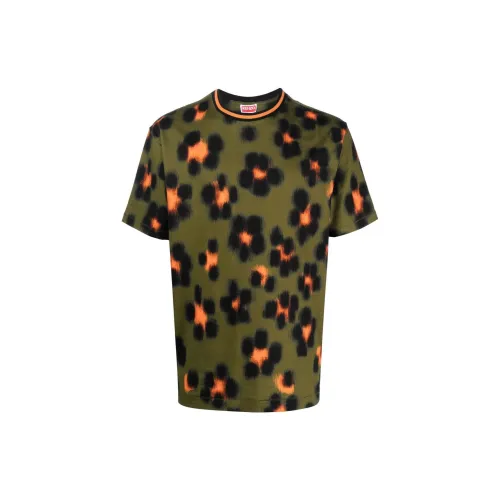 KENZO Зеленые Мужские T-рубашки