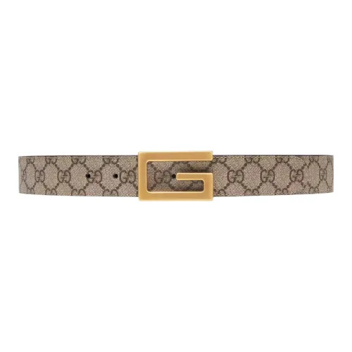 GUCCI Модный Элегантный Double G Smooth Clasp Мужской Ширина 3,5 см