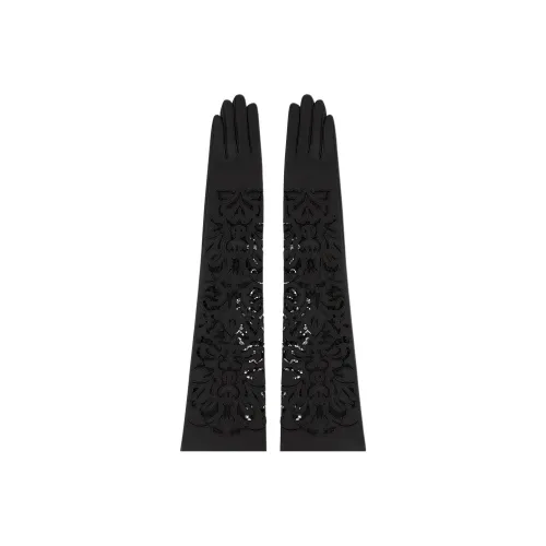 DIOR Овчина Перчатки Черные Женские