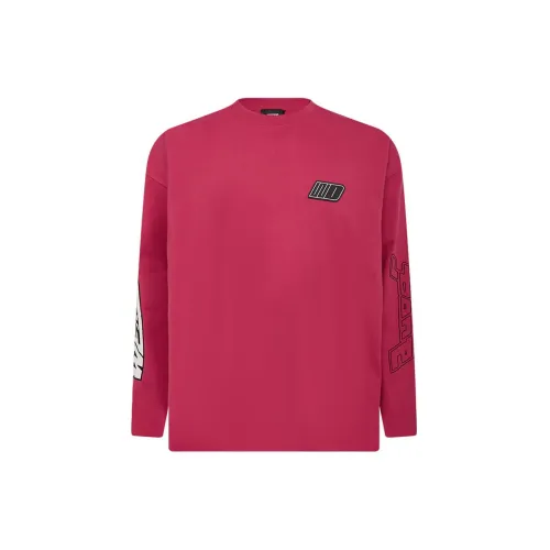 WE11DONE T-Shirt Унисекс Розовый Красный