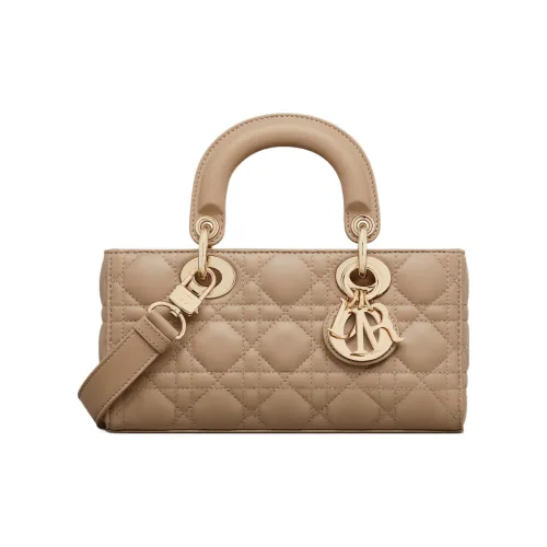 DIOR LADY D JOY Sheepskin Сумка Lady Dior Сумка через плечо Сумка Маленькая Женская Фундуковая