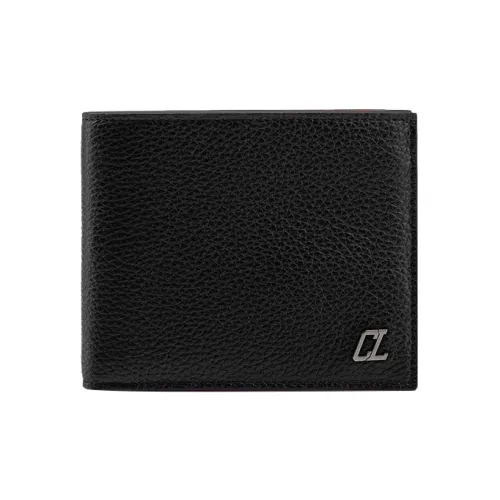 CL LUBOTING Телячья кожа Кошелек Мужской Черный