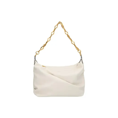 Jimmy Choo Телячья кожа Портативный Сумка через плечо Сумка на плечо Женская Белая