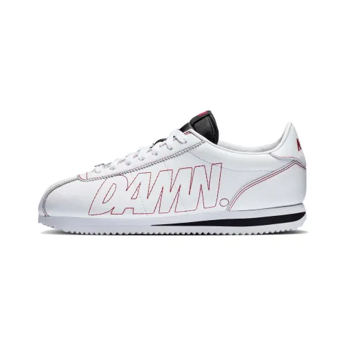 Nike Cortez Kenny 1 Kendrick Lamar Slip-resistant Abrasion-resistant Low-top Беговые кроссовки Унисекс Белый