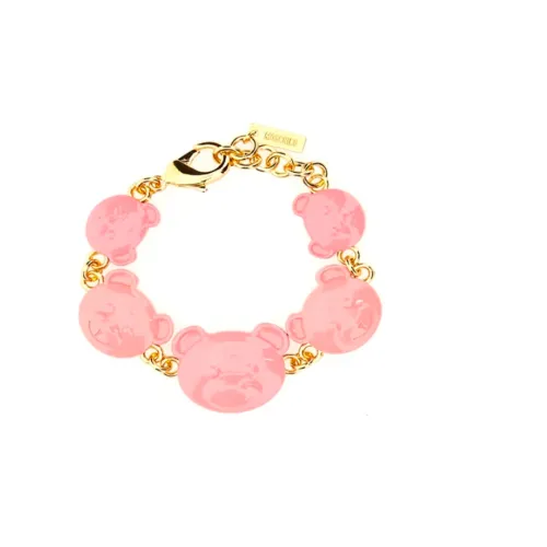 MOSCHINO Металлические браслеты розовые женские