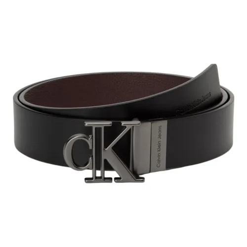 Calvin Klein Ремни из коровьей кожи Мужской Черный