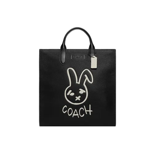 COACH Gotham Сумка через плечо из крупнозернистой текстуры кожи телячьей кожи большой женская черная