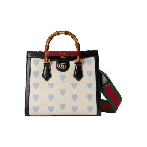 GUCCI Diana Bamboo Lovelight Collection Кожа Тоут Сумка Сумка для покупок Сумка через плечо Сумка Маленькая