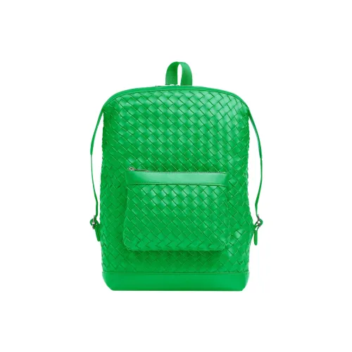 Bottega Veneta Рюкзак из коровьей кожи мужской попугай зеленый