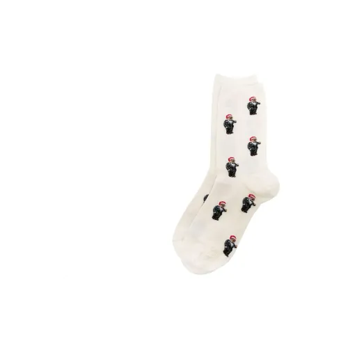 Polo Ralph Lauren Колено Высокие Носки Женские Белые