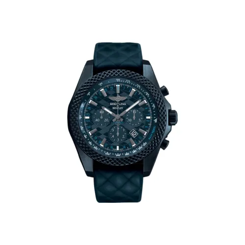 Breitling Автоматический Механический Механизм Мужские Часы 48 мм Синий Циферблат Breitlight® Чехлы для Часов Резиновый Ремешок